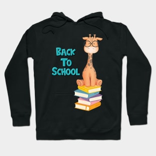 Back To School Giraffe Hoodie